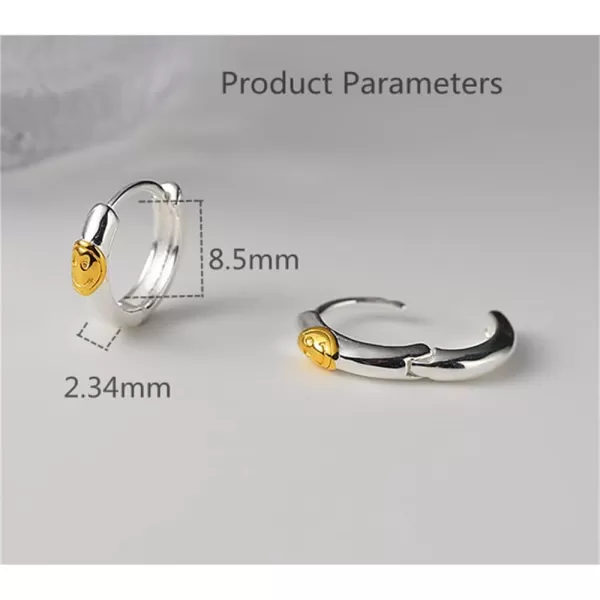 Cute Smiley Small Hoop Earrings for Women Girls Teens 925 Sterling Silver Round Happy Smile Face Huggie Hoops Tiny Cartilage Minimalist Jewelry Dainty GiftsCute Smiley Small Hoop Earrings for Women Girls Teens 925 Sterling Silver Round Happy Smile Face Huggie Hoops Tiny Cartilage Minimalist Jewelry Dainty Gifts