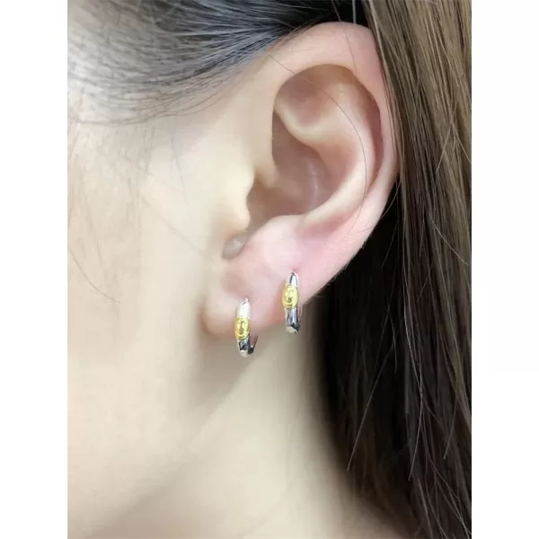 Cute Smiley Small Hoop Earrings for Women Girls Teens 925 Sterling Silver Round Happy Smile Face Huggie Hoops Tiny Cartilage Minimalist Jewelry Dainty GiftsCute Smiley Small Hoop Earrings for Women Girls Teens 925 Sterling Silver Round Happy Smile Face Huggie Hoops Tiny Cartilage Minimalist Jewelry Dainty Gifts