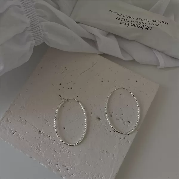 Huggie Hoop Earrings for Women Girls 925 Sterling Silver Minimalist Geometrical Texture Dangle Big Hoops Curved Cuff Hypoallergenic Simple Sparkling Jewelry Wedding Birthday Gift OvalHuggie Hoop Earrings for Women Girls 925 Sterling Silver Minimalist Geometrical Texture Dangle Big Hoops Curved Cuff Hypoallergenic Simple Sparkling Jewelry Wedding Birthday Gift Oval