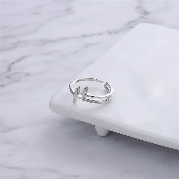 Star Constellation CZ Statement Ring for Women Girls Silvery Cubic Zirconia Layered Expandable Adjustable Open Band Finger Rings Comfort Fit Fashion Dainty Wedding Engagement Birthday Jewelry Gift for Girl FriendStar Constellation CZ Statement Ring for Women Girls Silvery Cubic Zirconia Layered Expandable Adjustable Open Band Finger Rings Comfort Fit Fashion Dainty Wedding Engagement Birthday Jewelry Gift for Girl Friend