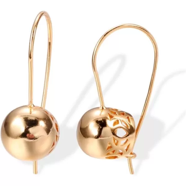 Hollow Ball Dangle Hoop Earrings for Women Girls Rose Gold Hypoallergenic Geometric Round Drop Lever Back Hook Stud Vintage Boho Style Birthday Wedding Retro Party Jewelry GiftsHollow Ball Dangle Hoop Earrings for Women Girls Rose Gold Hypoallergenic Geometric Round Drop Lever Back Hook Stud Vintage Boho Style Birthday Wedding Retro Party Jewelry Gifts