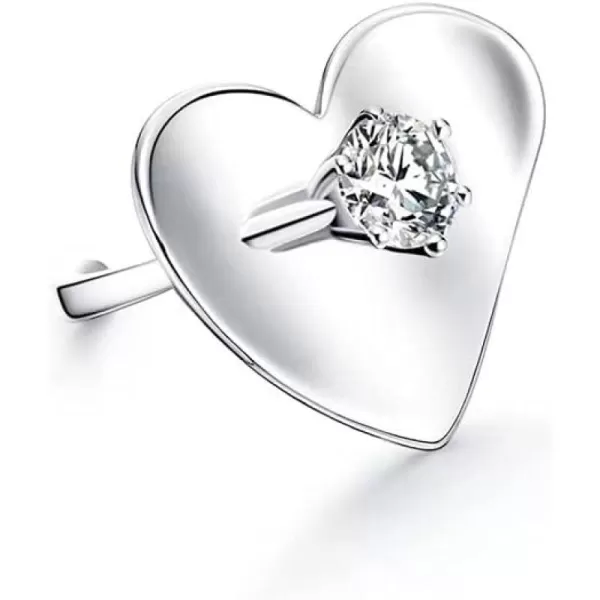 Shiny CZ Heart Promise Ring for Women Girls Wedding Engagement Statement Open Band Infinity Love Rings Comfort Fit Fashion Birthday Christmas Valentine Jewelry Dainty Gift for Girl Friend Bridal Size 78Shiny CZ Heart Promise Ring for Women Girls Wedding Engagement Statement Open Band Infinity Love Rings Comfort Fit Fashion Birthday Christmas Valentine Jewelry Dainty Gift for Girl Friend Bridal Size 78