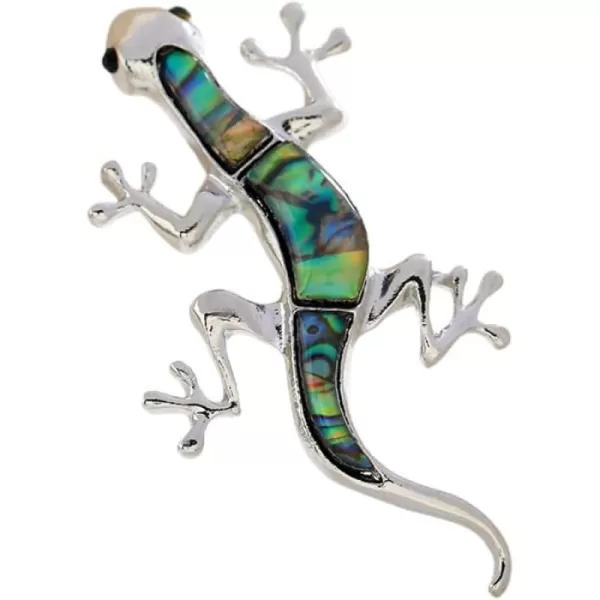 Silvery Abalone Shell Gecko Green Blue Animal Brooch Pin for Women Men Fashion Creative Brooches Lapel Pins Unique Dress Accessories Christmas Birthday Holiday Jewelry Father Day GiftSilvery Abalone Shell Gecko Green Blue Animal Brooch Pin for Women Men Fashion Creative Brooches Lapel Pins Unique Dress Accessories Christmas Birthday Holiday Jewelry Father Day Gift