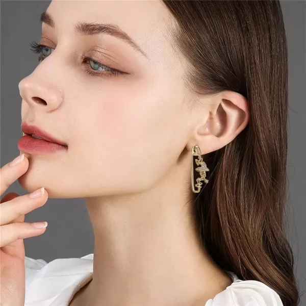 CZ Butterfly Safety Pin Dangle Earrings for Women Girls 925 Silver Post Pin Gold Plated Cubic Zirconia Crystal Butterflies Drop Dangling Stud Hypoallergenic Dainty Birthday Wedding AnniversaryCZ Butterfly Safety Pin Dangle Earrings for Women Girls 925 Silver Post Pin Gold Plated Cubic Zirconia Crystal Butterflies Drop Dangling Stud Hypoallergenic Dainty Birthday Wedding Anniversary