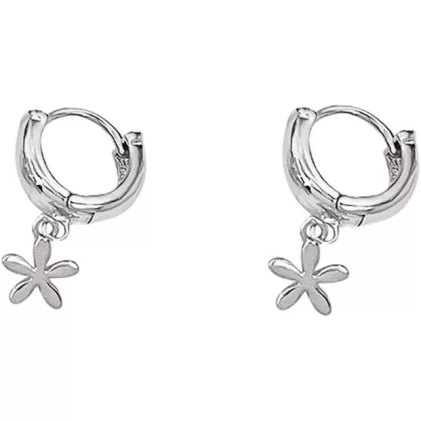 Flower Small Hoop Earrings for Women Girls 925 Sterling Silver Cute Charms Dangle Drop Tiny Chunky Huggie Hoops Cartilage 18G Piercing Cuff Wrap Clip Fashion Minimalist Jewelry Gifts SilverFlower Small Hoop Earrings for Women Girls 925 Sterling Silver Cute Charms Dangle Drop Tiny Chunky Huggie Hoops Cartilage 18G Piercing Cuff Wrap Clip Fashion Minimalist Jewelry Gifts Silver