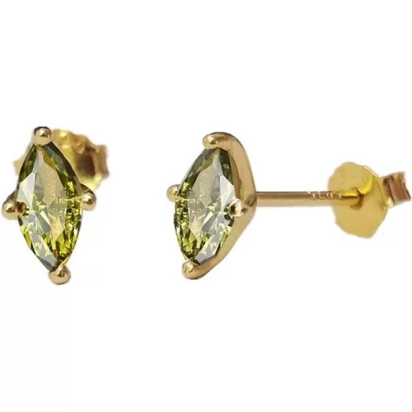 Minimalist Green Peridot 925 Sterling Silver Small Stud Earrings for Women Girls 14K Gold Plated Tiny Mini Crystal Birthstone Studs Cartilage Tragus Post Hypoallergenic Piercing Birthday Jewelry GiftsMinimalist Green Peridot 925 Sterling Silver Small Stud Earrings for Women Girls 14K Gold Plated Tiny Mini Crystal Birthstone Studs Cartilage Tragus Post Hypoallergenic Piercing Birthday Jewelry Gifts
