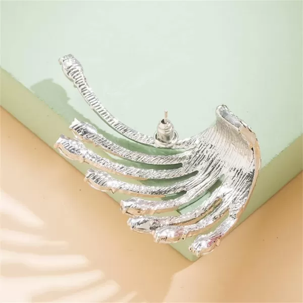 1 PC CZ Angel Wing Cuff Stud Climber Crawler Earring for Women Girls 2nd 3rd Piercing Hole Ear Silver Post Pin Exaggerated Cystal Statement Jewelry Birthday Christmas Party1 PC CZ Angel Wing Cuff Stud Climber Crawler Earring for Women Girls 2nd 3rd Piercing Hole Ear Silver Post Pin Exaggerated Cystal Statement Jewelry Birthday Christmas Party