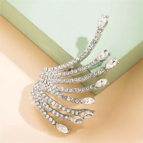 1 PC CZ Angel Wing Cuff Stud Climber Crawler Earring for Women Girls 2nd 3rd Piercing Hole Ear Silver Post Pin Exaggerated Cystal Statement Jewelry Birthday Christmas Party1 PC CZ Angel Wing Cuff Stud Climber Crawler Earring for Women Girls 2nd 3rd Piercing Hole Ear Silver Post Pin Exaggerated Cystal Statement Jewelry Birthday Christmas Party
