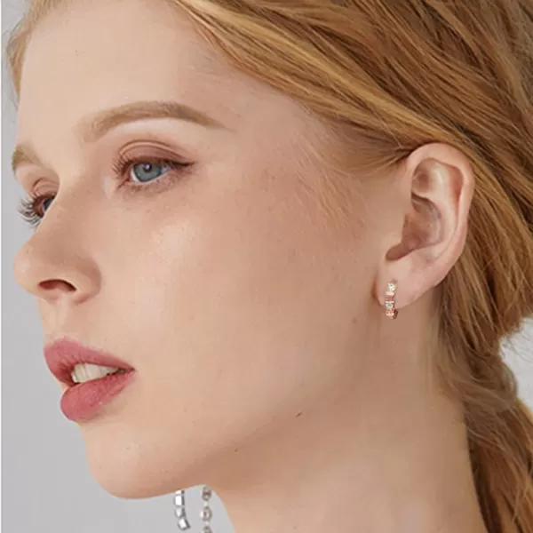 14K Rose Gold Double Love Heart Cubic Zirconia Small Hoop Earrings for Women Girls 925 Sterling Silver Cartilage Tiny Cute Huggie Hoops Hypoallergenic Nickel Free Jewelry Dainty Gifts14K Rose Gold Double Love Heart Cubic Zirconia Small Hoop Earrings for Women Girls 925 Sterling Silver Cartilage Tiny Cute Huggie Hoops Hypoallergenic Nickel Free Jewelry Dainty Gifts