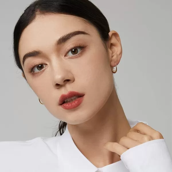 16G Minimalist Pearl Teardrop Dangle Hoop Earrings for Women Girls 14K Gold Plated Imitation 8mm Pearls Curved Wire Thick Threader Dangling Huggie Hoops Lightweight Upside Down Ear Piercing Jewelry16G Minimalist Pearl Teardrop Dangle Hoop Earrings for Women Girls 14K Gold Plated Imitation 8mm Pearls Curved Wire Thick Threader Dangling Huggie Hoops Lightweight Upside Down Ear Piercing Jewelry