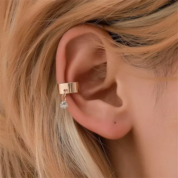2 Pair Bee Ear Cuffs Cartilage Non Pierced Earrings Set for Women Girls Gold Plated Cute Animal CZ Bezel Dangle Drop Adjustable Huggie Small Hoop Wrap Jewelry2 Pair Bee Ear Cuffs Cartilage Non Pierced Earrings Set for Women Girls Gold Plated Cute Animal CZ Bezel Dangle Drop Adjustable Huggie Small Hoop Wrap Jewelry