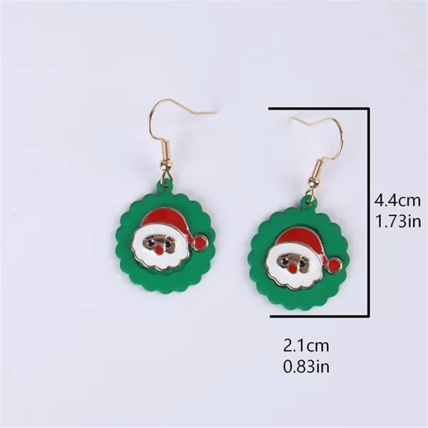 2 Pairs Christmas Santa Claus Earrings Set for Women Girls Hypoallergenic Cute Charms Dangle Drop Hook Stud Fashion Dainty Xmas Holiday Party Jewelry Gifts2 Pairs Christmas Santa Claus Earrings Set for Women Girls Hypoallergenic Cute Charms Dangle Drop Hook Stud Fashion Dainty Xmas Holiday Party Jewelry Gifts