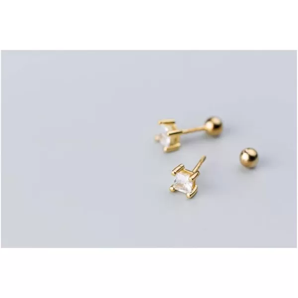 20G CZ Gold Plated Stud Earrings for Women Girls S925 Sterling Silver Cartilage Princess Cut Cubic Zirconia Ball Bead Helix Barbell Tragus Post Screw Back Earrings Hypoallergenic20G CZ Gold Plated Stud Earrings for Women Girls S925 Sterling Silver Cartilage Princess Cut Cubic Zirconia Ball Bead Helix Barbell Tragus Post Screw Back Earrings Hypoallergenic