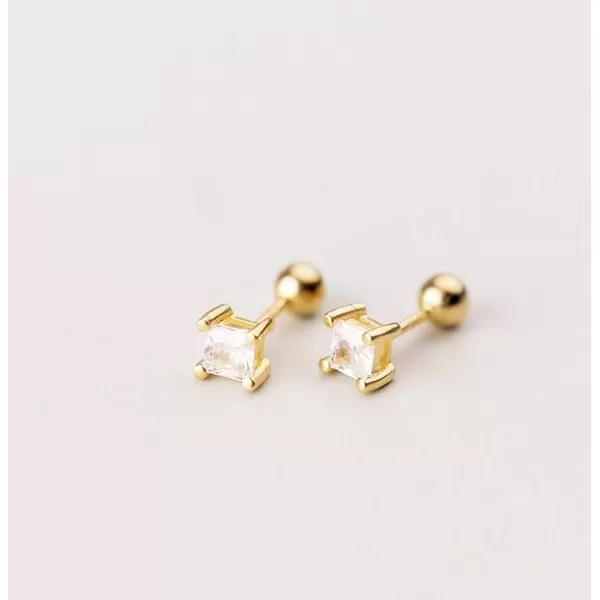 20G CZ Gold Plated Stud Earrings for Women Girls S925 Sterling Silver Cartilage Princess Cut Cubic Zirconia Ball Bead Helix Barbell Tragus Post Screw Back Earrings Hypoallergenic20G CZ Gold Plated Stud Earrings for Women Girls S925 Sterling Silver Cartilage Princess Cut Cubic Zirconia Ball Bead Helix Barbell Tragus Post Screw Back Earrings Hypoallergenic