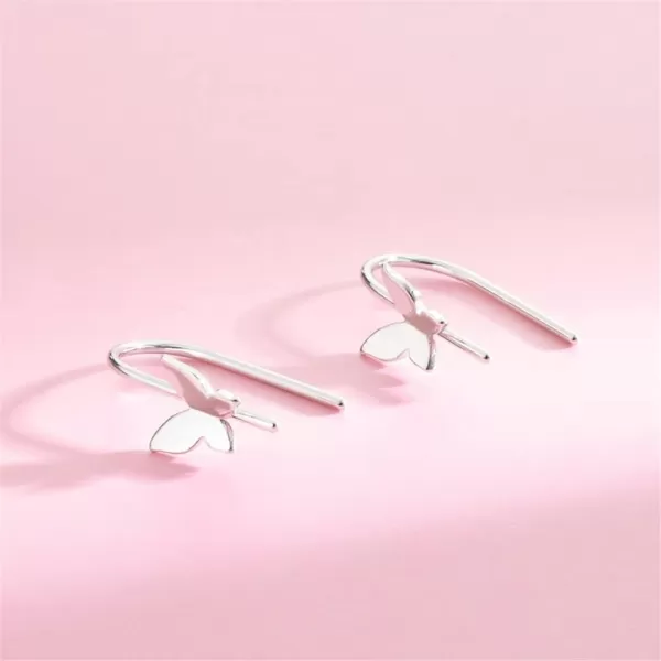 20G Minimalist Upside Down Dangle Stud Earrings for Women Girls 925 Sterling Silver Hypoallergenic Cute Small Threader Drop Cartilage Sleeper Ear Piercing Fashion Jewelry Dainty Gifts Butterfly20G Minimalist Upside Down Dangle Stud Earrings for Women Girls 925 Sterling Silver Hypoallergenic Cute Small Threader Drop Cartilage Sleeper Ear Piercing Fashion Jewelry Dainty Gifts Butterfly