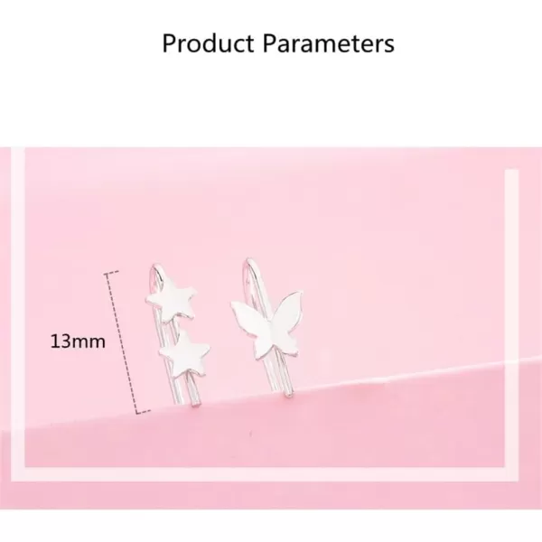 20G Minimalist Upside Down Dangle Stud Earrings for Women Girls 925 Sterling Silver Hypoallergenic Cute Small Threader Drop Cartilage Sleeper Ear Piercing Fashion Jewelry Dainty Gifts Butterfly20G Minimalist Upside Down Dangle Stud Earrings for Women Girls 925 Sterling Silver Hypoallergenic Cute Small Threader Drop Cartilage Sleeper Ear Piercing Fashion Jewelry Dainty Gifts Butterfly