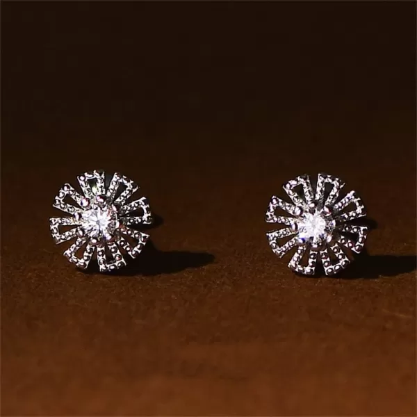 20g Cute CZ Flower Sterling Silver Earrings for Women Girls Crystal Snowflake Daisy Sunflower Stud Tiny Small Ball Cartilage Screw Back Post Hypoallergenic Pierced Ear Jewelry Dainty Gifts20g Cute CZ Flower Sterling Silver Earrings for Women Girls Crystal Snowflake Daisy Sunflower Stud Tiny Small Ball Cartilage Screw Back Post Hypoallergenic Pierced Ear Jewelry Dainty Gifts