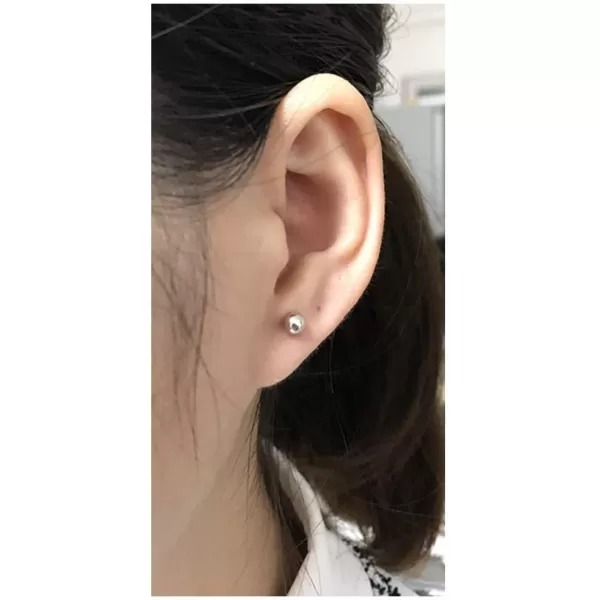 26PCS 20G Small Ball Stud Earrings for Women Girls S925 Sterling Silver Cartilage Cute Tiny Helix Barbell Ear Lobe Piercing Screw Tragus Hypoallergenic Fashion Jewelry4mm