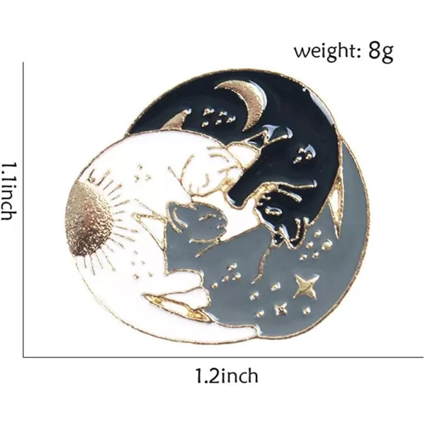 2pcs Cute Cat Brooches for Women Girls Best Friends Fashion Enamel Animal Kitten Couple Lapel Pins Dress Suit Scarft Accessories Badge Souvenir Gifts for Pet Lover Family Day2pcs Cute Cat Brooches for Women Girls Best Friends Fashion Enamel Animal Kitten Couple Lapel Pins Dress Suit Scarft Accessories Badge Souvenir Gifts for Pet Lover Family Day