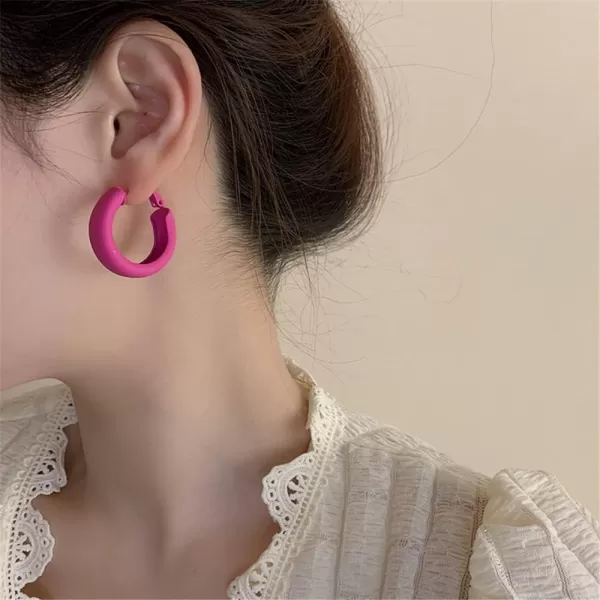 3 Pairs Acrylic Resin Wide Hoops Earrings Set for Women Girls 925 Sterling Silver Post Pin Colorful Dangle Drop Half Huggie Hoops Hypoallergenic Trendy Lightweight Summer Y2K Jewelry Gifts3 Pairs Acrylic Resin Wide Hoops Earrings Set for Women Girls 925 Sterling Silver Post Pin Colorful Dangle Drop Half Huggie Hoops Hypoallergenic Trendy Lightweight Summer Y2K Jewelry Gifts