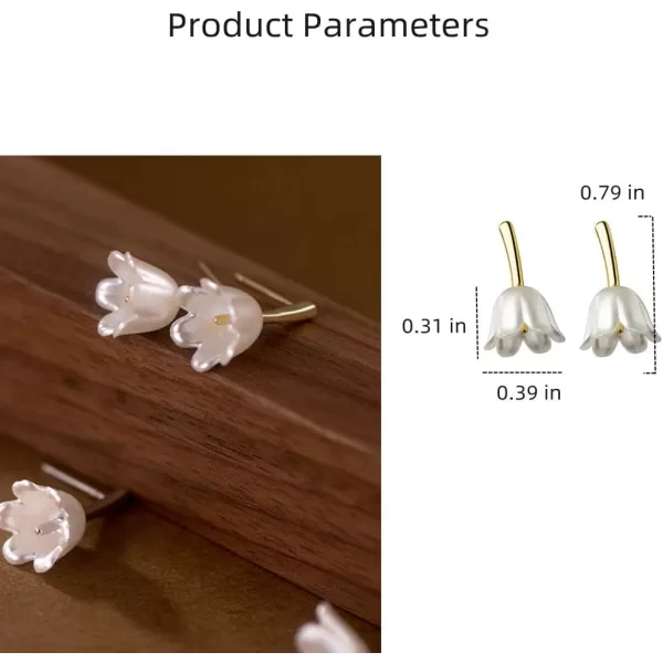 Acrylic Flower Dangle Stud Earrings for Women Girls 925 Sterling Silver 14K Gold Plated Hypoallergenic Dainty Tulip Drop Climber Crawler Nickle Free Wedding Birthday Holiday Jewelry Cute GiftsAcrylic Flower Dangle Stud Earrings for Women Girls 925 Sterling Silver 14K Gold Plated Hypoallergenic Dainty Tulip Drop Climber Crawler Nickle Free Wedding Birthday Holiday Jewelry Cute Gifts