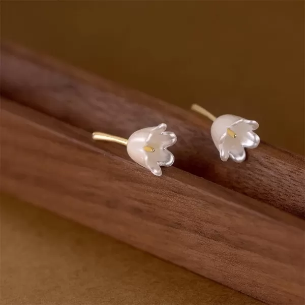 Acrylic Flower Dangle Stud Earrings for Women Girls 925 Sterling Silver 14K Gold Plated Hypoallergenic Dainty Tulip Drop Climber Crawler Nickle Free Wedding Birthday Holiday Jewelry Cute GiftsAcrylic Flower Dangle Stud Earrings for Women Girls 925 Sterling Silver 14K Gold Plated Hypoallergenic Dainty Tulip Drop Climber Crawler Nickle Free Wedding Birthday Holiday Jewelry Cute Gifts