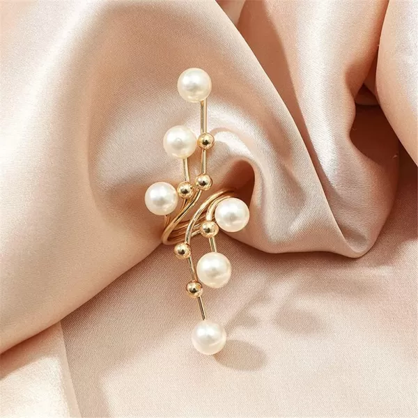 Big Branch Pearl Statement Ring for Women Girls Gold Balls Faux Pearls Antique Expandable Layered Open Band Wrap Finger Rings Adjustable Comfort Fit Art Deco Exaggerated JewelryBig Branch Pearl Statement Ring for Women Girls Gold Balls Faux Pearls Antique Expandable Layered Open Band Wrap Finger Rings Adjustable Comfort Fit Art Deco Exaggerated Jewelry