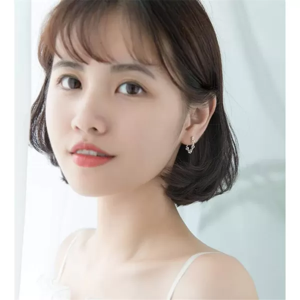 Boho Filigree Huggie Hoop Earrings for Women Girls S925 Sterling Silver Fashion Vintage Bohemian Hollow Flower Leverback ClickTop Small Hoops Earring Dainty Best Friends Gifts for MomSilver