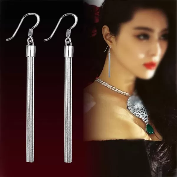 Boho Tassel Chain Dangle Earrings for Women Girls Hypoallergenic Silver Snake Chains Drop Dangling Hook Stud Fashion Birthday Wedding Party JewelryBoho Tassel Chain Dangle Earrings for Women Girls Hypoallergenic Silver Snake Chains Drop Dangling Hook Stud Fashion Birthday Wedding Party Jewelry