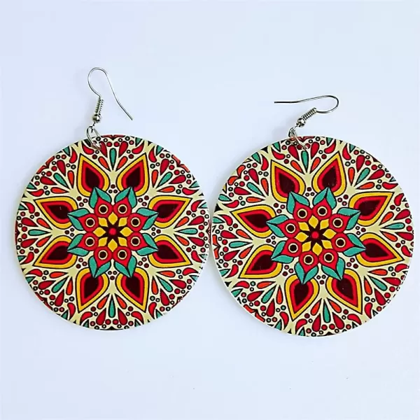 Boho Wooden Drop Dangle Earrings for Women Girls Large Big African Ethnic Wood Statement Dangling Hook Earring Lightweight Engraving Handmade Vintage Jewelry FlowerBoho Wooden Drop Dangle Earrings for Women Girls Large Big African Ethnic Wood Statement Dangling Hook Earring Lightweight Engraving Handmade Vintage Jewelry Flower