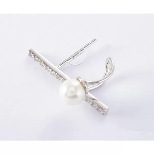 CZ Bar Cuffs Cubic Zirconia Stud Earrings for Women Girls 925 Sterling Silver Pave Crystal Faux Pearl Wrap Spiral Hoop Danity Climber Crawler Hypoallergenic Post Pin Charms Fashion JewelryCZ Bar Cuffs Cubic Zirconia Stud Earrings for Women Girls 925 Sterling Silver Pave Crystal Faux Pearl Wrap Spiral Hoop Danity Climber Crawler Hypoallergenic Post Pin Charms Fashion Jewelry
