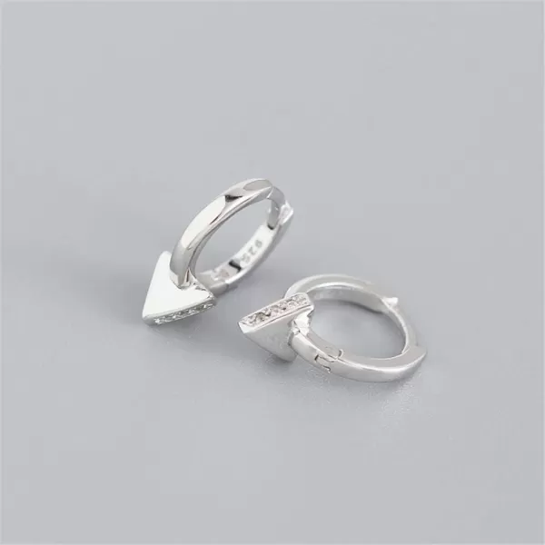 CZ Chunky Spike Tiny Small Hoop Earrings for Women Girls Sterling Silver Charms Minimalist Huggie Hoops Cute Cartilage Stud Tragus Helix Pave Crystal Earrings Fashion Punk Jewelry Gift SilverCZ Chunky Spike Tiny Small Hoop Earrings for Women Girls Sterling Silver Charms Minimalist Huggie Hoops Cute Cartilage Stud Tragus Helix Pave Crystal Earrings Fashion Punk Jewelry Gift Silver