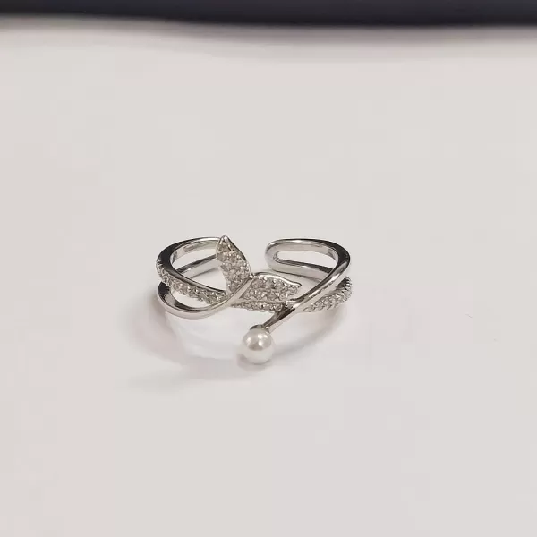 CZ Mermaid Silver Ring for Women Girls Adjustable Expandable Layered Dophin Fish Tail Shell Pearl Open Wrap Finger Rings Comfort Fit Dainty Birthday Wedding Anniverary Jewelry Gift Daughter Sister SilverCZ Mermaid Silver Ring for Women Girls Adjustable Expandable Layered Dophin Fish Tail Shell Pearl Open Wrap Finger Rings Comfort Fit Dainty Birthday Wedding Anniverary Jewelry Gift Daughter Sister Silver