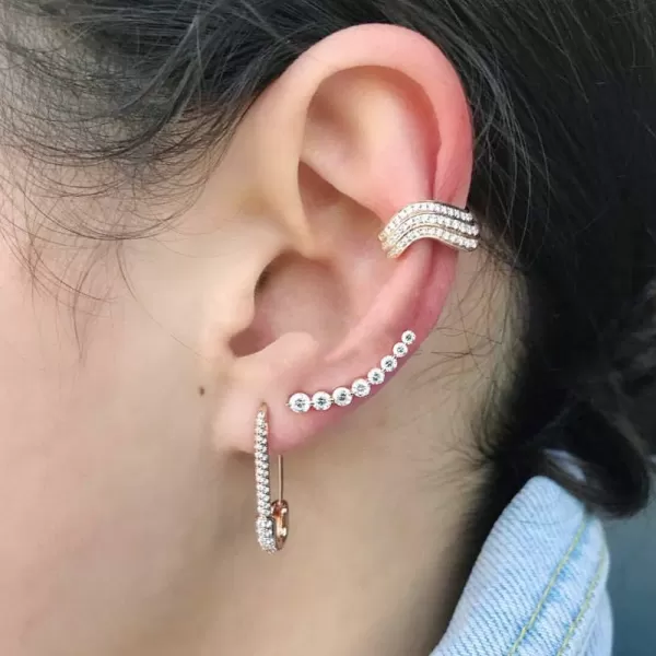 CZ Safety Pin Cartilage Sterling Silver Hoop Earrings for Women Girls Dainty Cubic Zirconia Dangle Drop Hypoallergenic Stud Post Pave Crystal Huggie Fashion Hoops Jewelry 20mmCZ Safety Pin Cartilage Sterling Silver Hoop Earrings for Women Girls Dainty Cubic Zirconia Dangle Drop Hypoallergenic Stud Post Pave Crystal Huggie Fashion Hoops Jewelry 20mm