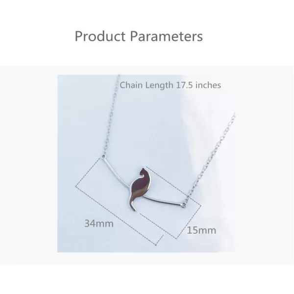 Cat Standing Up Necklace for Women Teen Girls 925 Sterling Silver Polished Cute Kitten Animal Thin Bar Pendant Choker Necklaces Adjustable Chain Danity Hypoallergenic Jewelry for Pet LoverCat Standing Up Necklace for Women Teen Girls 925 Sterling Silver Polished Cute Kitten Animal Thin Bar Pendant Choker Necklaces Adjustable Chain Danity Hypoallergenic Jewelry for Pet Lover