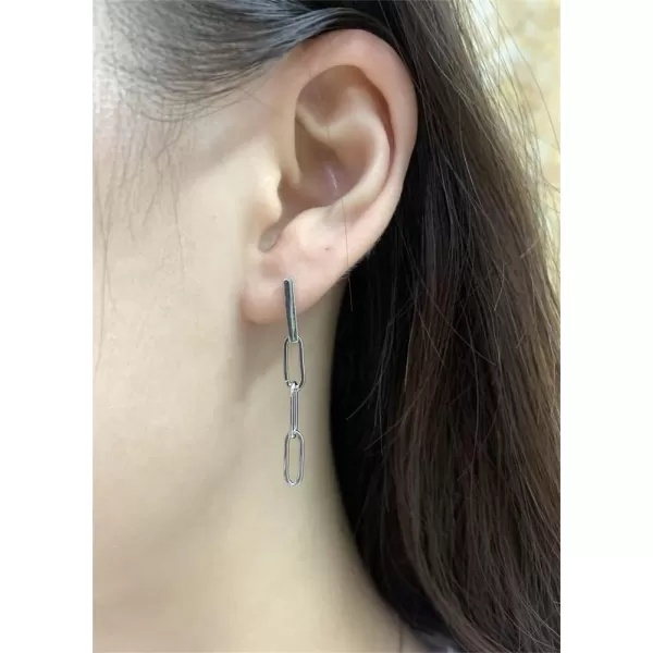 Chain Bar Dangle Drop Earrings for Women Girls Silver Plated Hypoallergenic Charms Vertical Small Bars Safety Pin Chains Dangling Stud Fashion Geometric Punk Birthday Christmas Bff Jewelry GiftsChain Bar Dangle Drop Earrings for Women Girls Silver Plated Hypoallergenic Charms Vertical Small Bars Safety Pin Chains Dangling Stud Fashion Geometric Punk Birthday Christmas Bff Jewelry Gifts