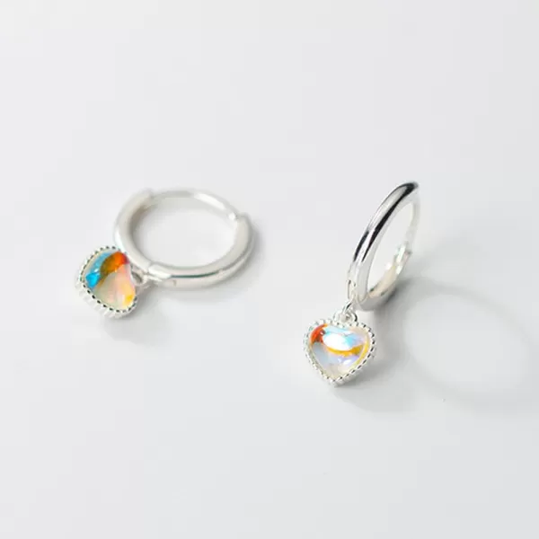 Crystal Love Heart Dangle Drop S925 Sterling Silver Small Hoop Earrings for Women Girls Hypoallergenic Cute Cartilage Huggie Hoops Retro Birthday Wedding Party Y2K Jewelry 10mmCrystal Love Heart Dangle Drop S925 Sterling Silver Small Hoop Earrings for Women Girls Hypoallergenic Cute Cartilage Huggie Hoops Retro Birthday Wedding Party Y2K Jewelry 10mm