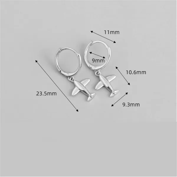Cute Airplane Dangle Small Hoop Earrings for Women Girls 925 Sterling Silver with Charms Hypoallergenic Aircraft Plane Drop Huggie Hoops Cartilage Dainty Airline Jewelry Gifts SouvenirCute Airplane Dangle Small Hoop Earrings for Women Girls 925 Sterling Silver with Charms Hypoallergenic Aircraft Plane Drop Huggie Hoops Cartilage Dainty Airline Jewelry Gifts Souvenir