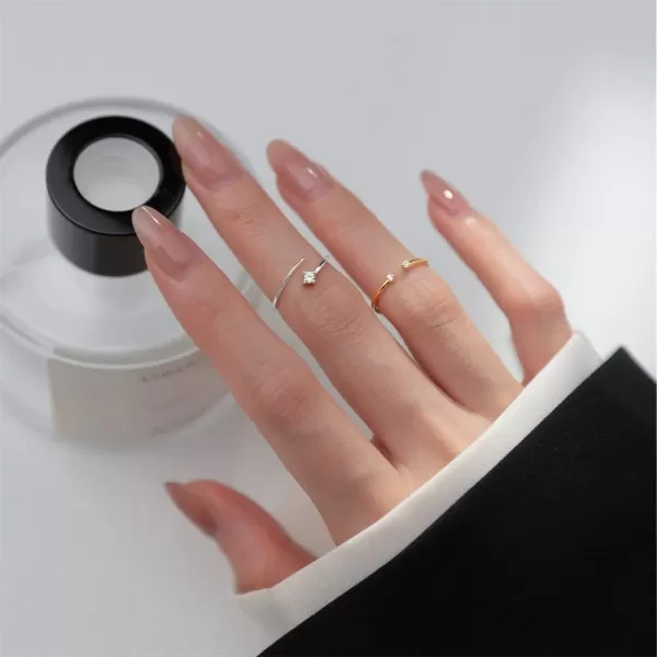 Cute CZ 925 Sterling Silver Promise Ring for Women Girls Expandable Adjustable Knuckle Tail Open Wrap Finger Rings Comfort Fit Simple Wedding Engagement Jewelry Gift Size 69Cute CZ 925 Sterling Silver Promise Ring for Women Girls Expandable Adjustable Knuckle Tail Open Wrap Finger Rings Comfort Fit Simple Wedding Engagement Jewelry Gift Size 69