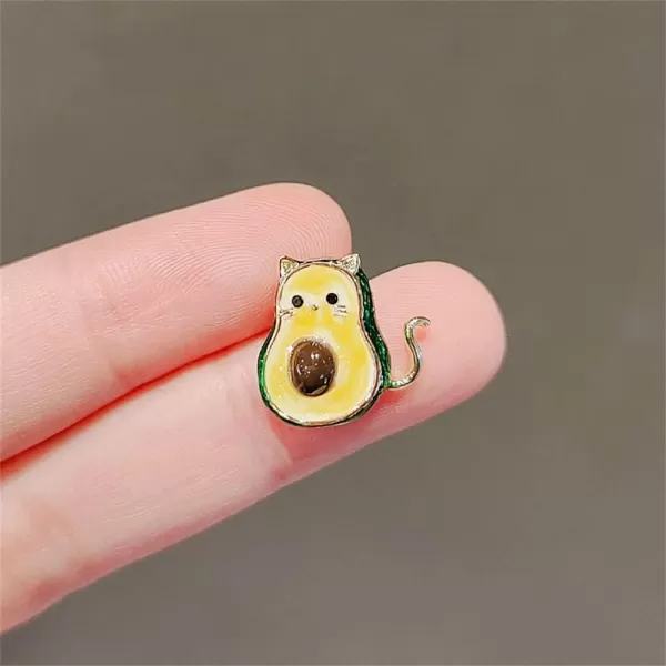 Cute Cat Avocado Brooch Pin for Women Girls Teens Gold Plated Fashion Enamel Kitten Animal Brooches Lapel Dainty Small Dress Accessories Jewelry Boutonniere for Hat Bag Suit Tie Birthday ChristmasCute Cat Avocado Brooch Pin for Women Girls Teens Gold Plated Fashion Enamel Kitten Animal Brooches Lapel Dainty Small Dress Accessories Jewelry Boutonniere for Hat Bag Suit Tie Birthday Christmas