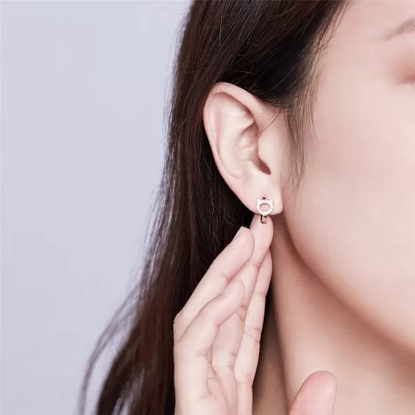 Cute Cat Cubic Zirconia Cartilage Small Hoop Earrings for Women Teen Girls 925 Sterling Silver CZ Tiny Hollow Kitty Pet Hinged Huggie Sleeper Hoops Hypoallergenic for Sensitive Ear Dainty JewelryCute Cat Cubic Zirconia Cartilage Small Hoop Earrings for Women Teen Girls 925 Sterling Silver CZ Tiny Hollow Kitty Pet Hinged Huggie Sleeper Hoops Hypoallergenic for Sensitive Ear Dainty Jewelry