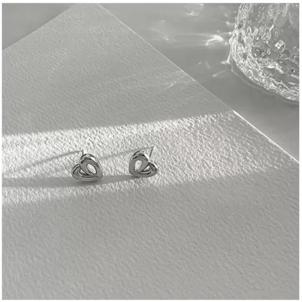 Cute Cookies Love Heart Earrings for Women Girls 925 Sterling Silver Chunky Small Hearted Stud Cartilage Hypoallergenic Dainty Birthday Valentine Wedding Jewelry Gifts Polished SilverCute Cookies Love Heart Earrings for Women Girls 925 Sterling Silver Chunky Small Hearted Stud Cartilage Hypoallergenic Dainty Birthday Valentine Wedding Jewelry Gifts Polished Silver