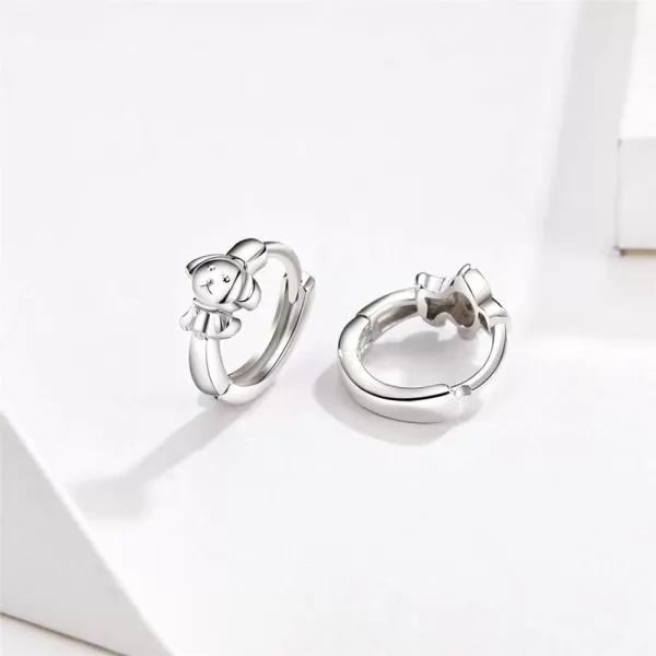 Cute Dog Small Hoop Earrings for Women Girls Teens 925 Sterling Silver Sensitive Ear Puppy Cartilage Sleeper Hoops Helix Stud Clip for Pet Lover Animal Jewelry Birthday Christmas Gifts for DaughterCute Dog Small Hoop Earrings for Women Girls Teens 925 Sterling Silver Sensitive Ear Puppy Cartilage Sleeper Hoops Helix Stud Clip for Pet Lover Animal Jewelry Birthday Christmas Gifts for Daughter