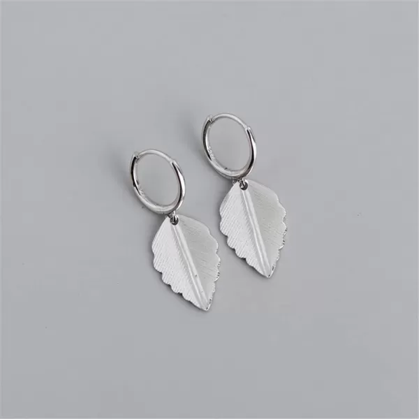 Cute Leaf Dangle Small Hoop Earrings for Women Girls 925 Sterling Silver Hypoallergenic Charms Drop Huggie Hoops Cartilage Cuff Wrap Clip Fashion Minimalist Lightweight Jewelry Gifts Mom SisterCute Leaf Dangle Small Hoop Earrings for Women Girls 925 Sterling Silver Hypoallergenic Charms Drop Huggie Hoops Cartilage Cuff Wrap Clip Fashion Minimalist Lightweight Jewelry Gifts Mom Sister