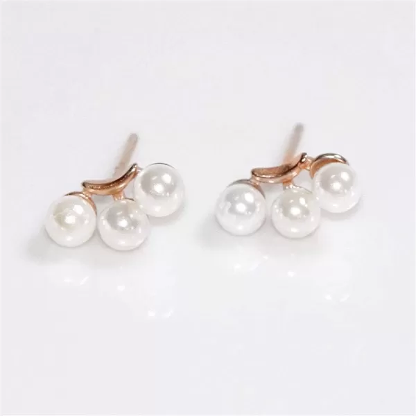 Cute Pearl Cartilage 4mm Mini Ball Stud Earrings for Women Girls S925 Sterling Silver Rose Gold Plated Tiny Small White Imitation Pearls Cuff Ear Climber Sweep Pin Tragus Nickel FreeCute Pearl Cartilage 4mm Mini Ball Stud Earrings for Women Girls S925 Sterling Silver Rose Gold Plated Tiny Small White Imitation Pearls Cuff Ear Climber Sweep Pin Tragus Nickel Free