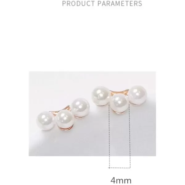 Cute Pearl Cartilage 4mm Mini Ball Stud Earrings for Women Girls S925 Sterling Silver Rose Gold Plated Tiny Small White Imitation Pearls Cuff Ear Climber Sweep Pin Tragus Nickel FreeCute Pearl Cartilage 4mm Mini Ball Stud Earrings for Women Girls S925 Sterling Silver Rose Gold Plated Tiny Small White Imitation Pearls Cuff Ear Climber Sweep Pin Tragus Nickel Free