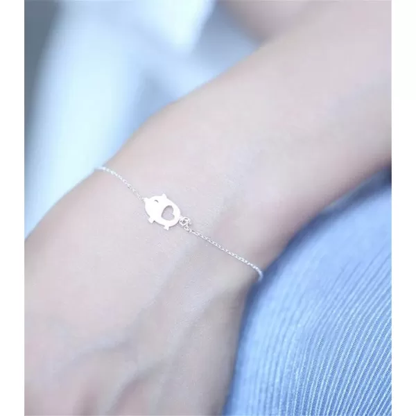 Cute Pig Bracelet for Women Girls Sterling Silver Delicate Matte Porket Hollow Love Heart Charm Link Bracelets Anklets for Pet Lover Animal Keepsake Jewelry Birthday Christmas Gifts for Daughter Niece 8 inchCute Pig Bracelet for Women Girls Sterling Silver Delicate Matte Porket Hollow Love Heart Charm Link Bracelets Anklets for Pet Lover Animal Keepsake Jewelry Birthday Christmas Gifts for Daughter Niece 8 inch