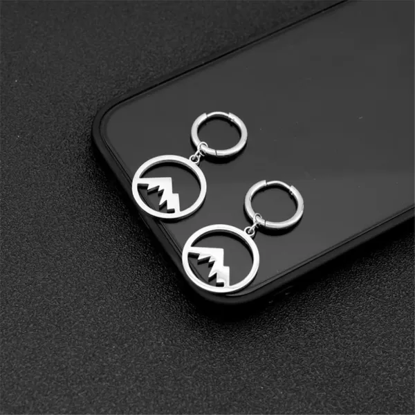 Cute Round Mountain Dangle Hoop Earrings for Women Girls Stainless Steel Hypoallergenic Lightweight Circle Charms Drop Small Hoops Huggie Boho Artistic Jewelry Unisex Gifts Road Trip Outdoor EnthusiastCute Round Mountain Dangle Hoop Earrings for Women Girls Stainless Steel Hypoallergenic Lightweight Circle Charms Drop Small Hoops Huggie Boho Artistic Jewelry Unisex Gifts Road Trip Outdoor Enthusiast
