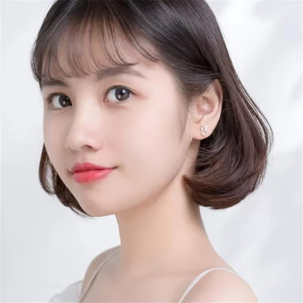 Dainty CZ Cute Animals Small Stud Earrings for Women Girls S925 Sterling Silver Cubic Zirconia Delicate Tiny Studs Earring Hypoallergenic Birthday Jewelry RabbitDainty CZ Cute Animals Small Stud Earrings for Women Girls S925 Sterling Silver Cubic Zirconia Delicate Tiny Studs Earring Hypoallergenic Birthday Jewelry Rabbit
