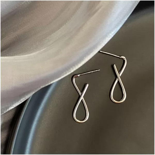 Dainty Infinity Earrings for Women Girls 925 Sterling Silver Hypoallergenic Minimalist Figure 8 Dangle Piercing Ear Studs Fashion Birthday Wedding Mothers Day Jewelry Gifts for HerDainty Infinity Earrings for Women Girls 925 Sterling Silver Hypoallergenic Minimalist Figure 8 Dangle Piercing Ear Studs Fashion Birthday Wedding Mothers Day Jewelry Gifts for Her